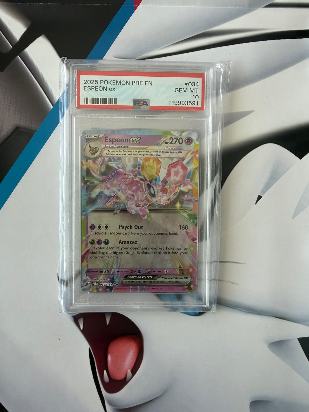 Espeon EX PSA 9
